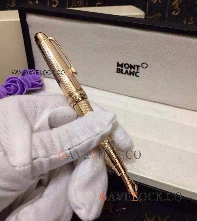 Replica Mont Blanc Meisterstuck All Gold Mini Fountain Pen